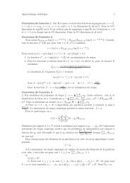 Apprentissage statistique 1 Correction de l'exercice 1 Soit H l ...