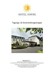 ganztägig - Hotel Sonne