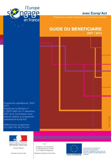 guide du bÃ©nÃ©ficiaire - Europe en France, le portail des Fonds ...