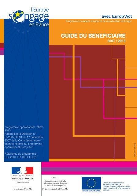 guide du bÃ©nÃ©ficiaire - Europe en France, le portail des Fonds ...