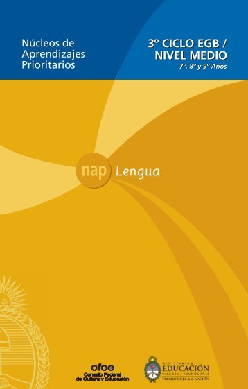 A nap 3. ciclo lengua 18 enero.p65 - Ministerio de EducaciÃ³n