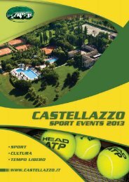 Brochure sport 2013 - Circolo del Castellazzo