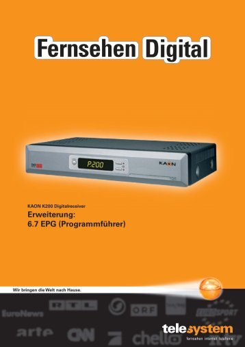 Digital Fernsehen - UPC