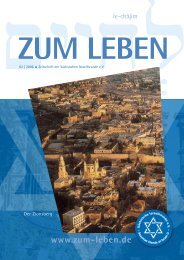 Zum Leben - SÃ¤chsische Israelfreunde eV