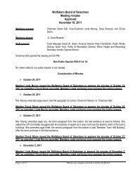 Wolfeboro Board of Selectmen Meeting minutes Approved ...