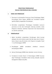 PERATURAN PERSIDANGAN - Majlis Perundingan Belia Negara