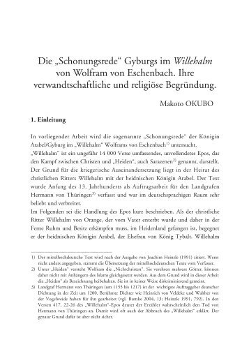 Gyburgs im Willehalm von Wolfram von Eschenbach. Ihre ...