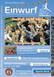 HSC Magazin 2012-01-14 - HSC Haltern-Sythen 1992 e. V.