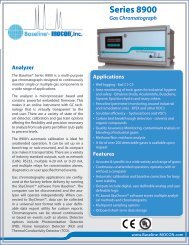 Series 8900 Gas Chromatograph - Baseline-Mocon