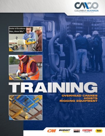 CMCO Training Catalog - Columbus McKinnon Corporation