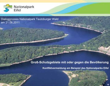 Wie konnten Konflikte vermieden werden? - Geplanter Nationalpark ...