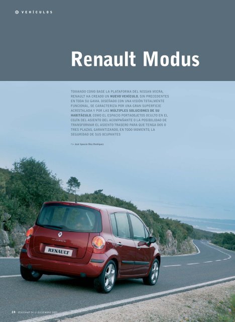 Renault Modus - Revista Cesvimap