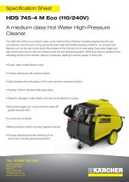 Karcher - HDS745-4E - Hot Water Diesel Pressure Washer