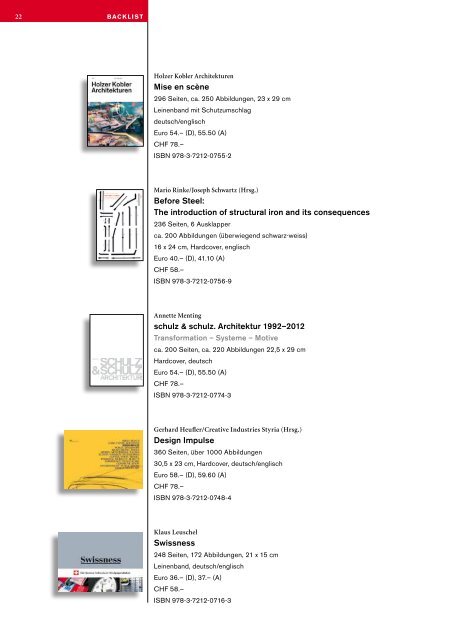 Programm Herbst 2011