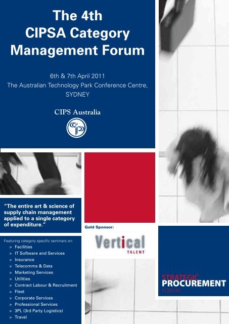 The 4th Cipsa Category Management Forum Strategic The 4th Cipsa Category Management Forum Strategic