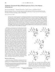 Antibiotic Terpenoid Chloro-Dihydroquinones from a ... - UNAM Sisal