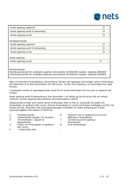 1 Dette er AvtaleGiro - Nets