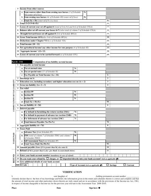 ITR-3 INDIAN INCOME TAX RETURN - TaxGuru