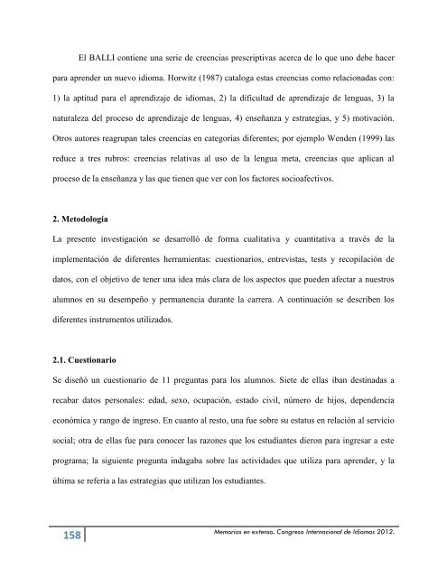 Memorias Congreso - Facultad de Idiomas Ensenada - Universidad ...