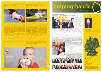 helping hands - McDonald's Kinderhilfe Stiftung