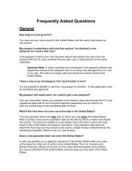 Frequently Asked Questions - Embassy of the United States Dhaka ...