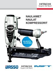 Lataa pdf-tiedosto - Hitachi Power Tools Finland Oy