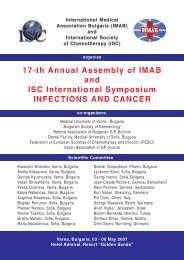 17-th Annual Assembly Of IMAB And ISC International Symposium