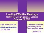 Leading Effective Meetings powerpoint