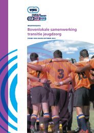 Bovenlokale samenwerking transitie jeugdzorg - Vereniging van ...