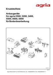 AnbaugerÃƒÂ¤te fÃƒÂ¼r agria 2500, 3200, 3400, 5500, 5600, 5900 fÃƒÂ¼r ...