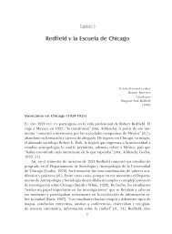 Redfield y la Escuela de Chicago - Unidad AcadÃ©mica en Estudios ...