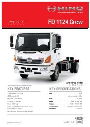 FD 1124 Crew - Hino