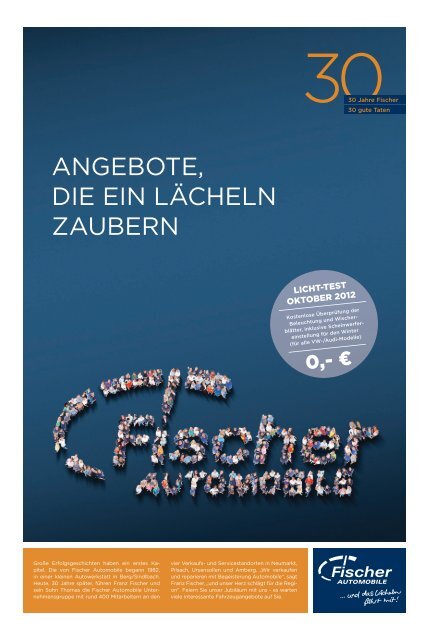 Jubiläumsangebot - Fischer Automobile