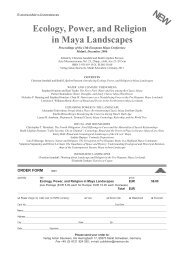 Ecology, Power, and Religion in Maya Landscapes