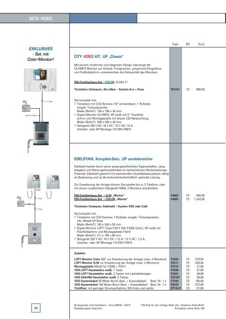 Fermax Katalog 2012