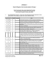 Construction Documents, Final, Checklist, App. 7 I - University ...