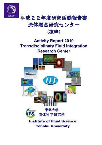 平成22年度成果報告書 - 東北大学 流体科学研究所