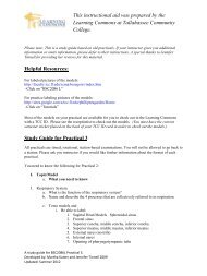 Study guide - Tallahassee Community College