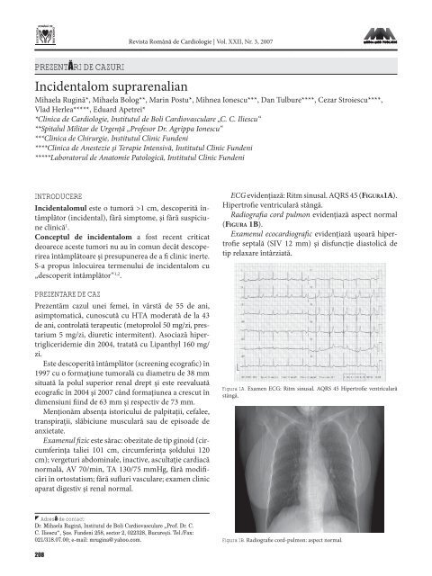 Ghidul pentru managementul hipertensiunii arteriale 2007 Grupul ...