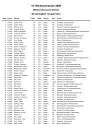 Einzelrangliste - MilitÃ¤rschiessverein KÃ¶lliken