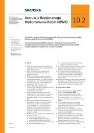 10.02 Instrukcja Bezpiecznego Wykonywania RobÃ³t - Skanska