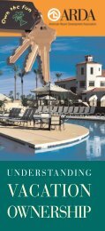 Understanding Vacation Ownership - American Resort Development ...