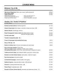 Download a sample food menu (pdf)