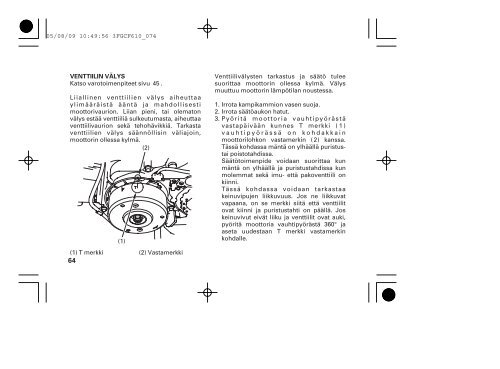 CRF70F '06 omistajan kÃ¤sikirja (.pdf, 1.76 MB) - Honda