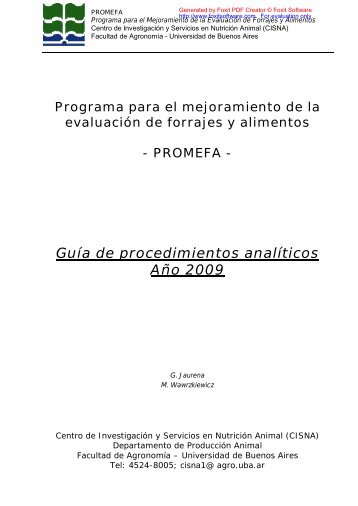 Promefa - Guia de procedimientos 2009.pdf - Facultad de ...