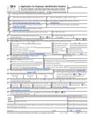 Form SS-4 (Rev. July 2007) - RCE of Somerset County