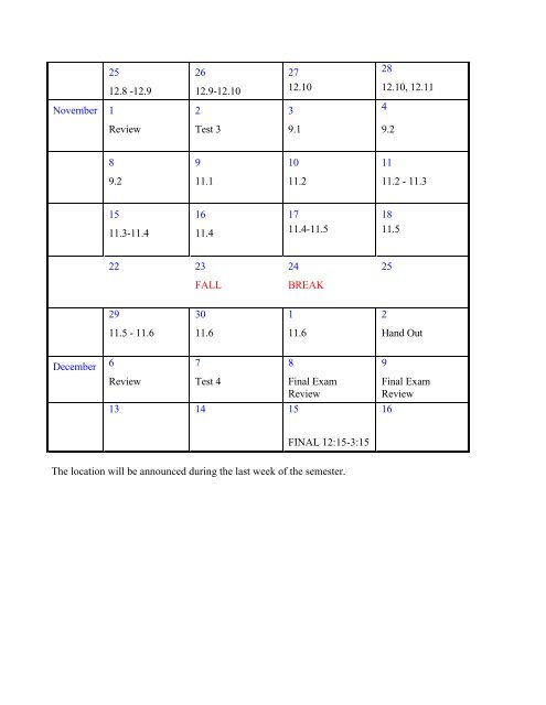 Math 1900, Analytic Geometry and Calculus II - UMSL : Mathematics ...