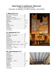 Klais-Orgel in Liebfrauen, Oberursel