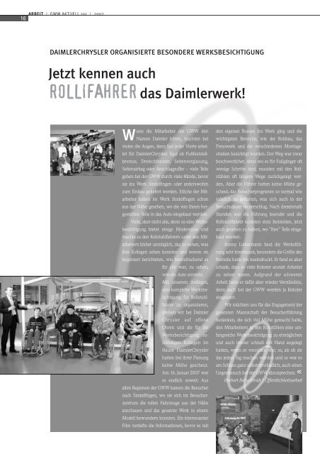 aktuell - Gemeinnützige Werkstätten und Wohnstätten GmbH