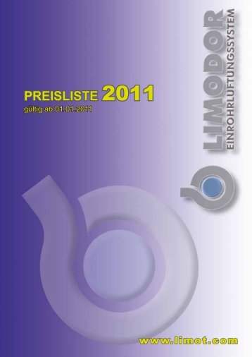 PREISLISTE 2011 - Limot